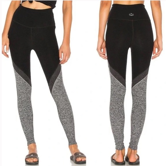 Beyond Yoga Pants - Beyond Yoga Tri-Panel Spacedye High Waisted Midi Legging | Size Medium